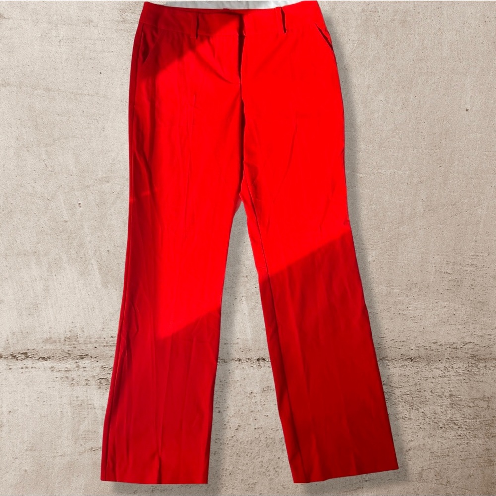 Trina Turk Red Wide Leg Dress Pants